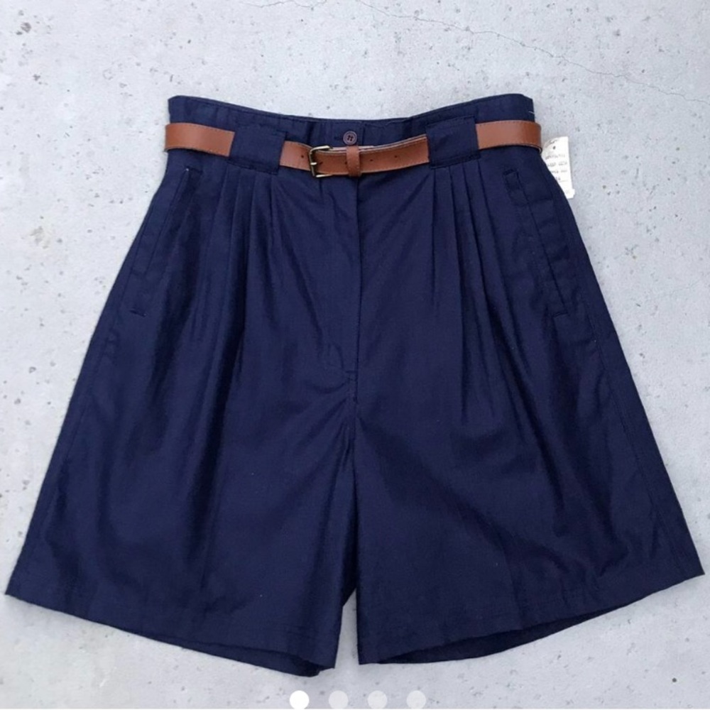 Vintage New w/Tag 80s-90s Shorts Costal Cowgirl/ Heather breathable Ramie/Cotton